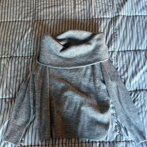 H&M Light Gray Cowl Neck Sweater